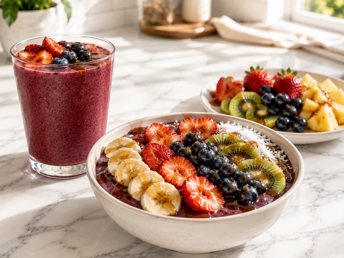 Açaí Bowl with Sipcraft Rich Demerara Syrup