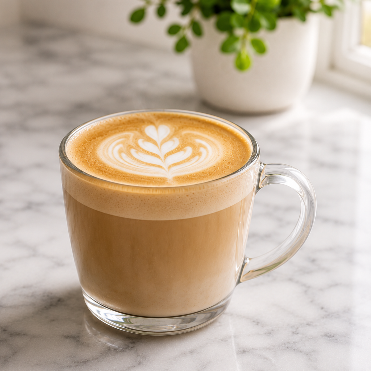 Latte with Sipcraft Rich Demerara Syrup