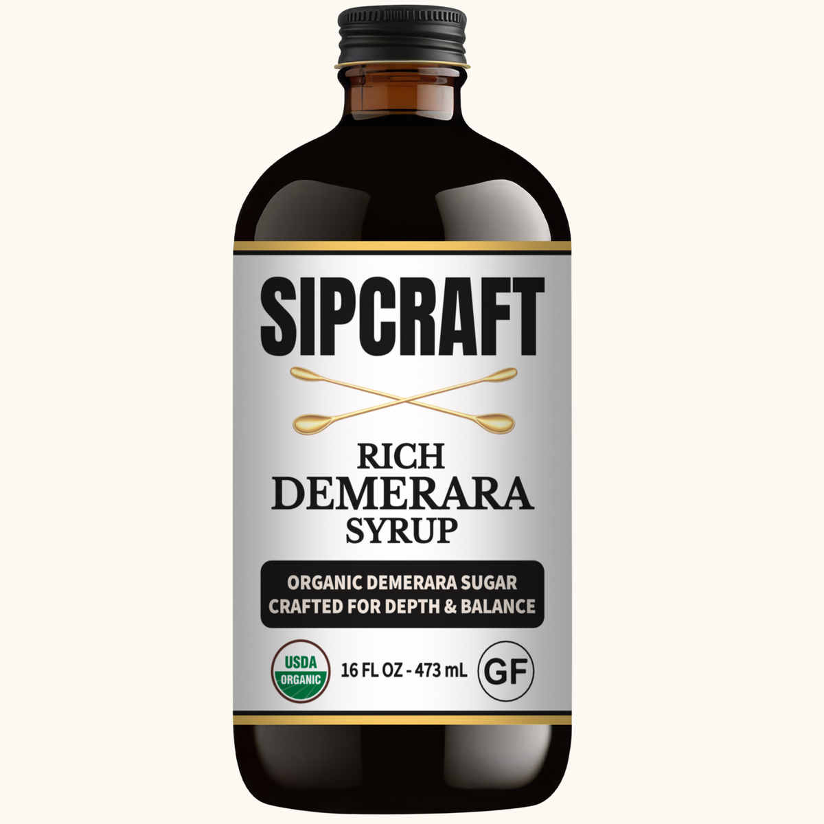 RICH DEMERARA SYRUP - 16 OUNCE